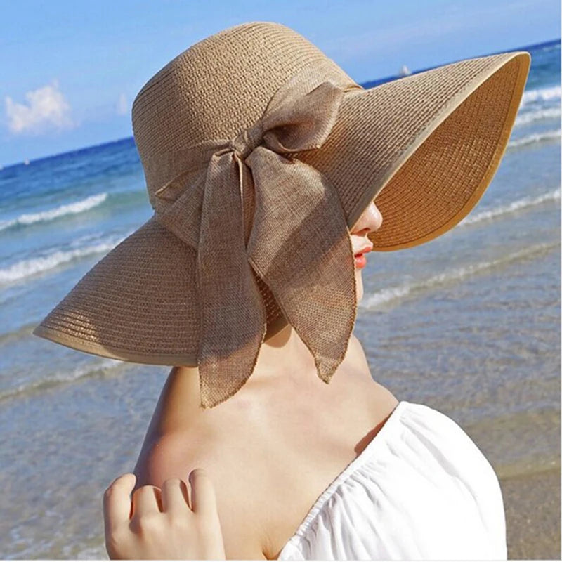 Summer Women Hat Bowknot