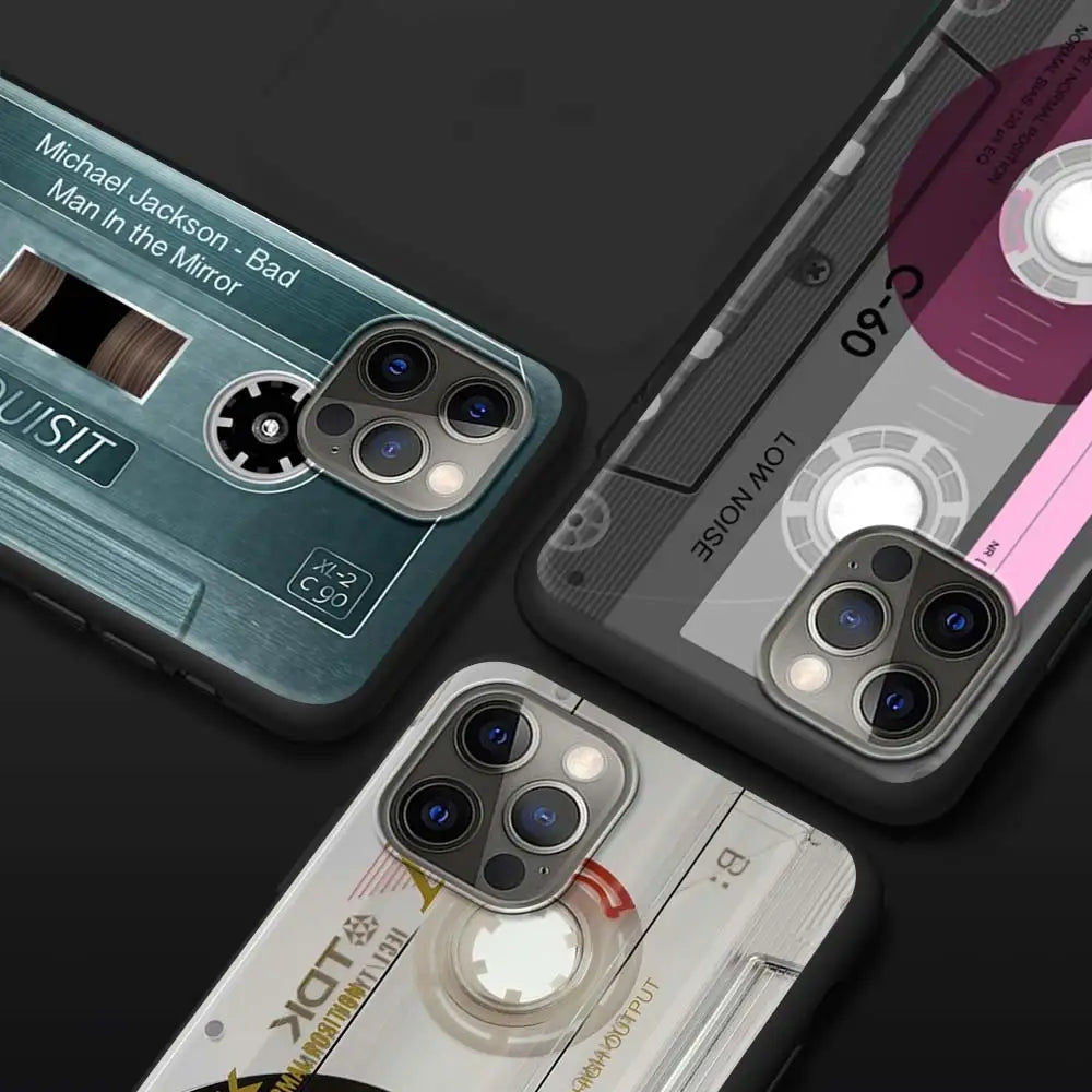 iPhone Vintage Cassette Tape Retro Style