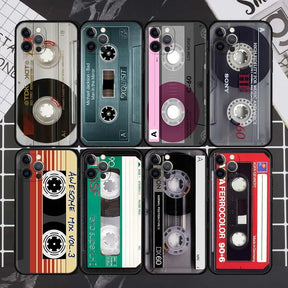 iPhone Vintage Cassette Tape Retro Style