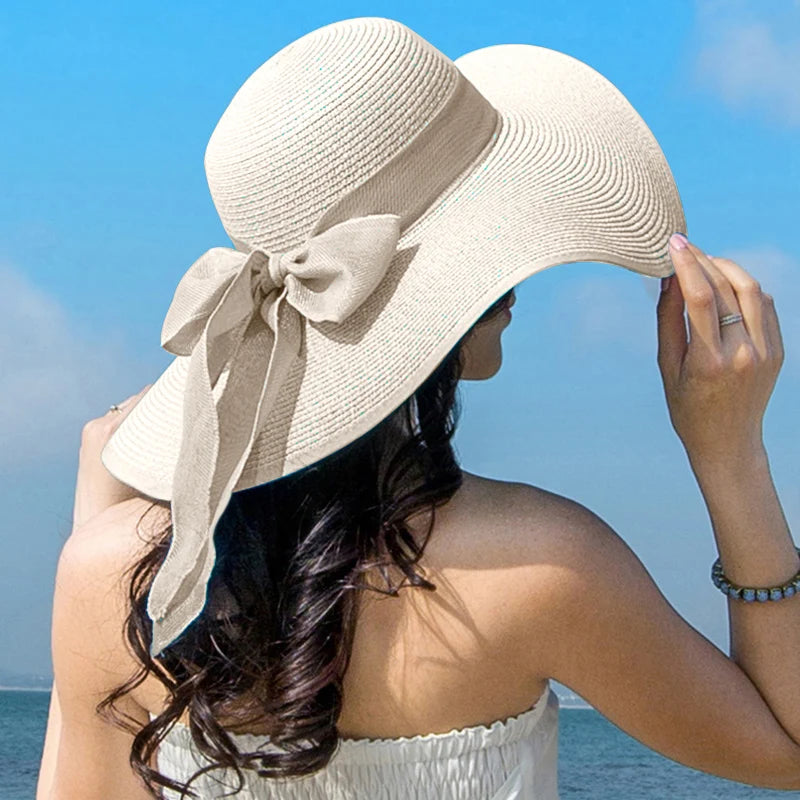 Summer Women Hat Bowknot