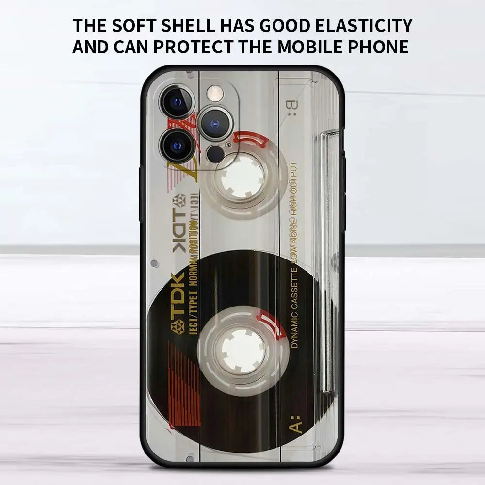 Cases for Apple iPhone Vintage Cassette Tape Retro Style