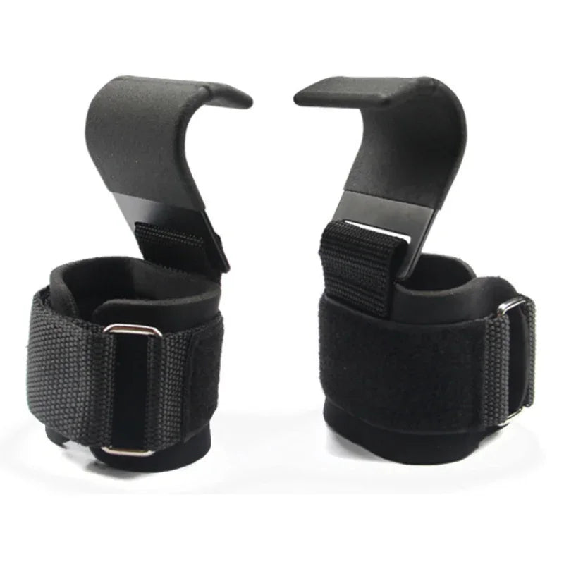 Weight Lifting Hook Grips Gym Fitness