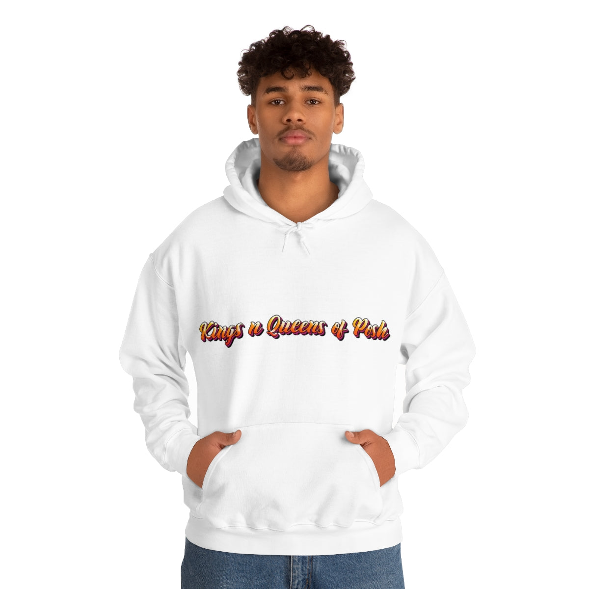 Kings N Queens of Posh logo Unisex Heavy Blend™ Hooded Sweatshirt