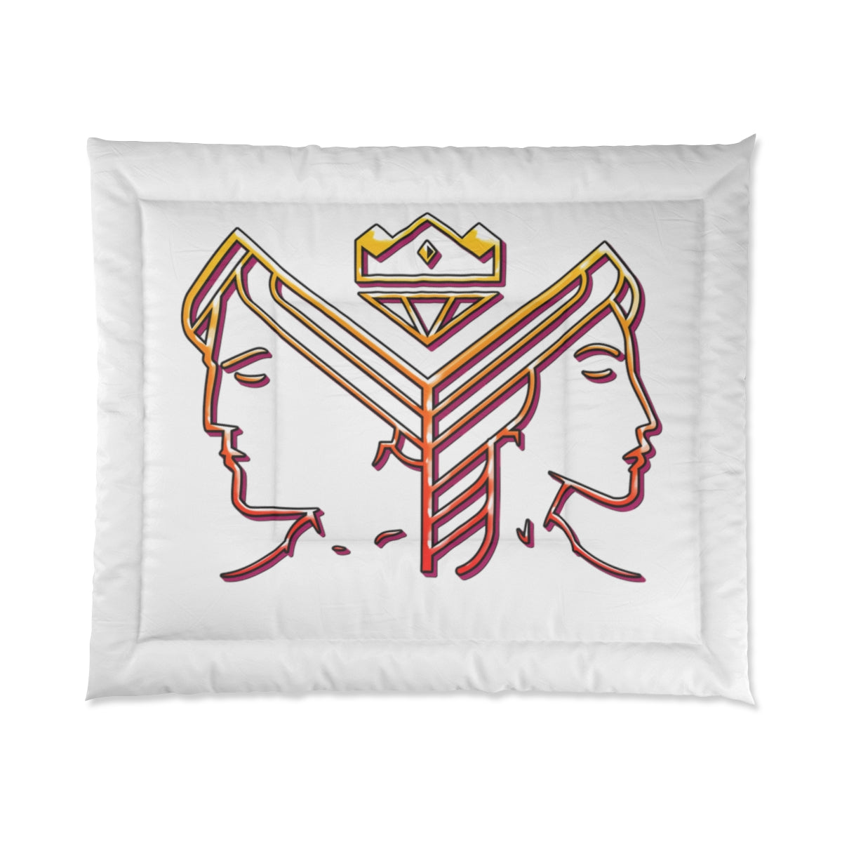 Kings N Queens of Posh Logo Comforter