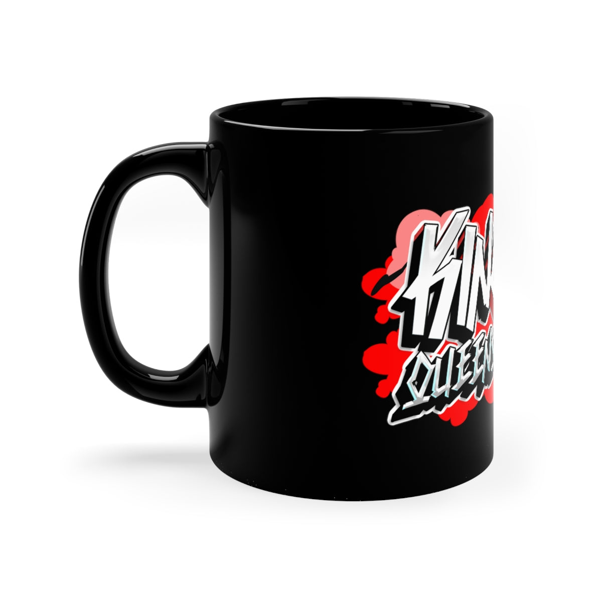 Kings N Queens of Posh Logo 11oz Black Mug