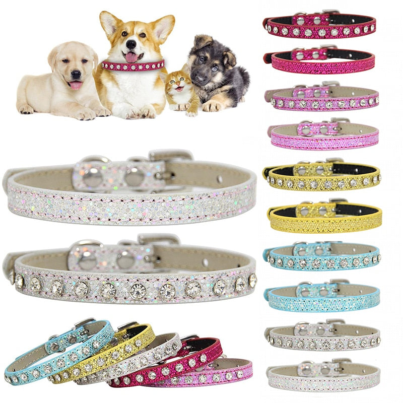 Super Shining Rhinestone Pet Collar