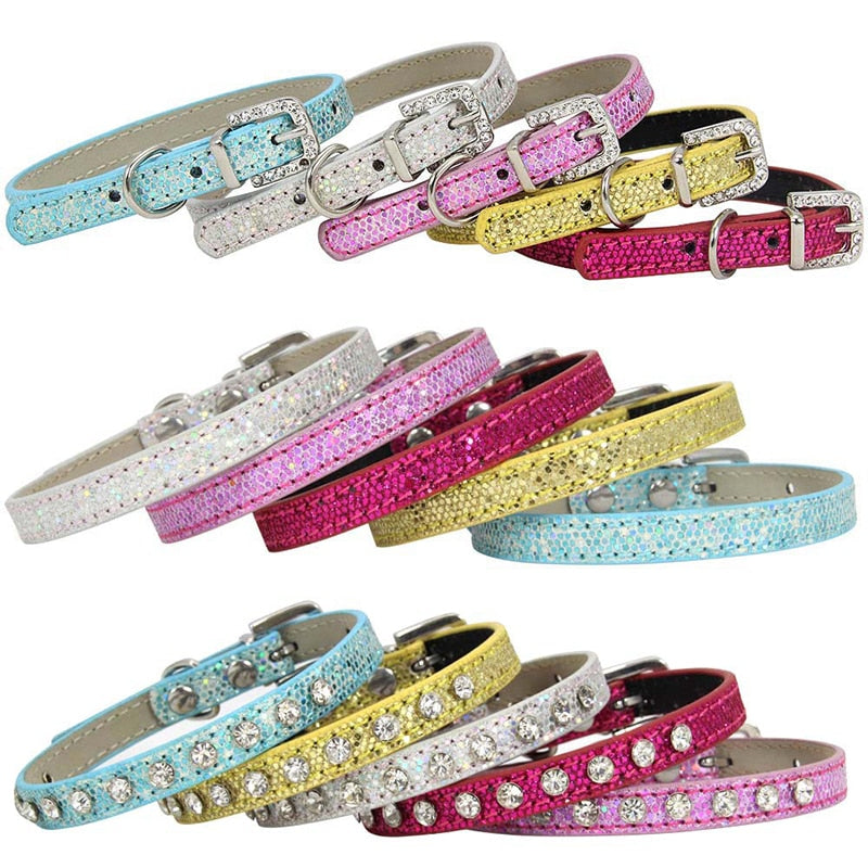 Super Shining Rhinestone Pet Collar