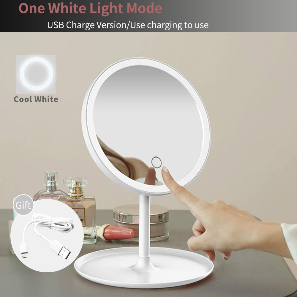 LED Rotating Makeup Mirror