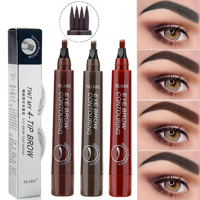  Liquid Waterproof Eyebrow Pencil tattoo Color Pen Also For Swimming 