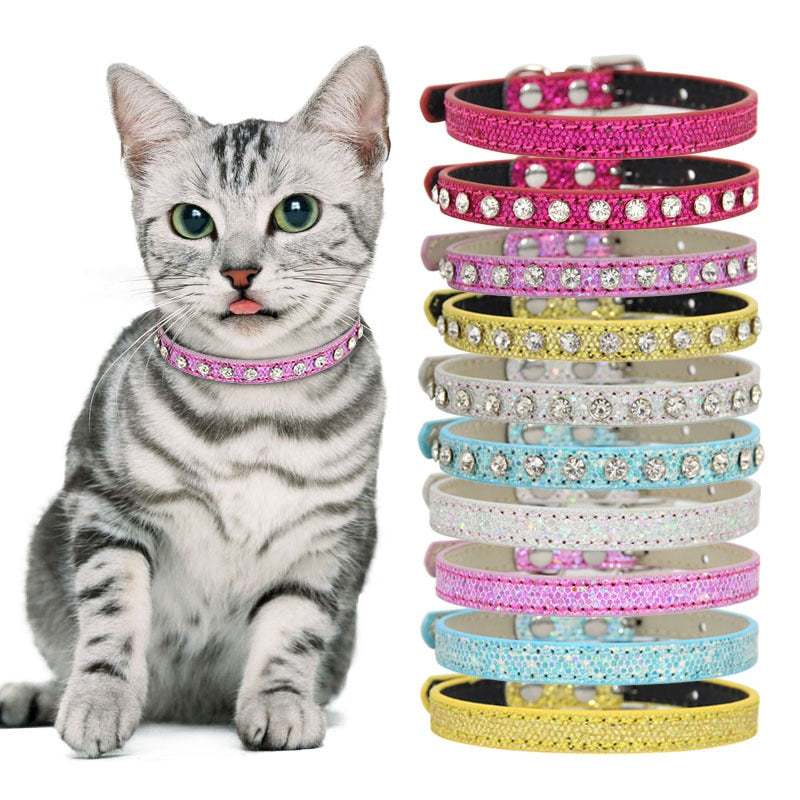 Super Shining Rhinestone Pet Collar