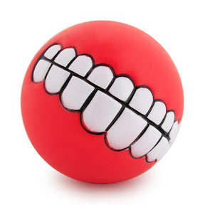 Cute Teeth Fashion Funny Trick Pet Ball Toys