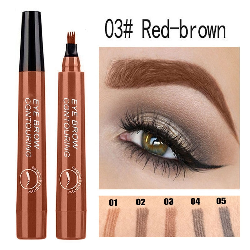  Liquid Waterproof Eyebrow Pencil tattoo Color Pen Also For Swimming 