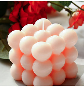 Decorative Big Cube Bubble Candle
