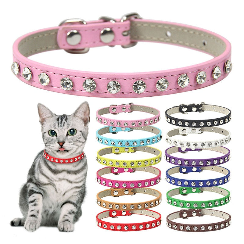 Super Shining Rhinestone Pet Collar