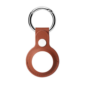 Airtags Case Leather Keychain