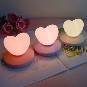 Romantic Love Heart LED Touch Table Lamp