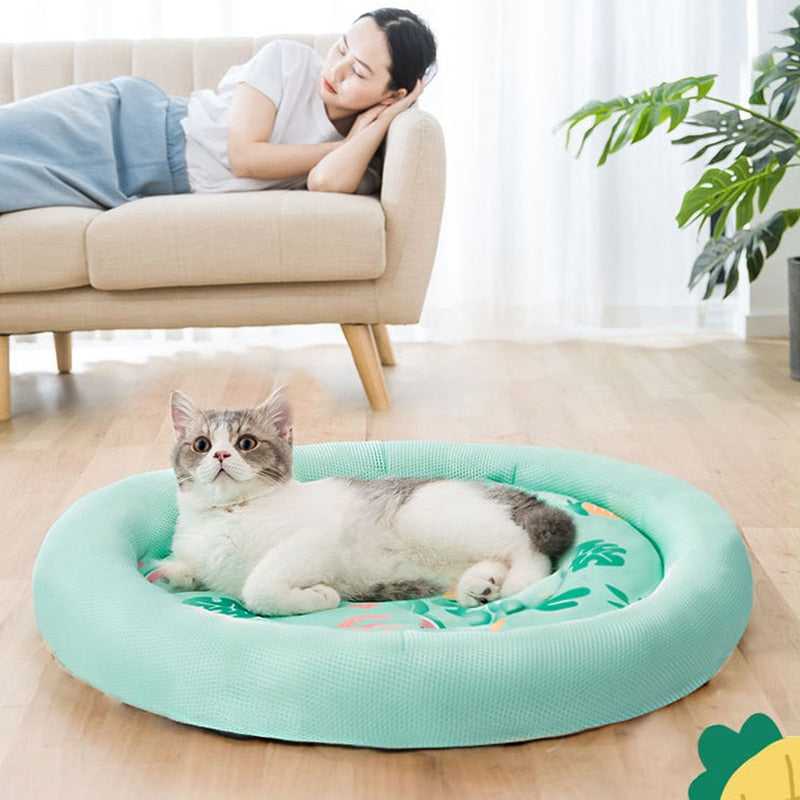Top Quality Cool Cold Silk Dog Bed