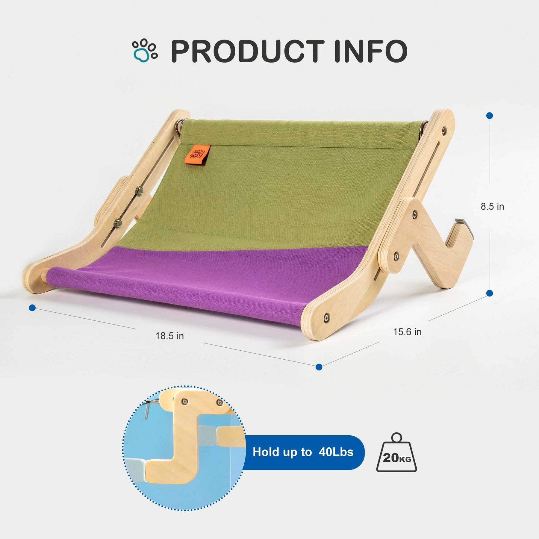Perch Wooden Assembly Hammock Bed