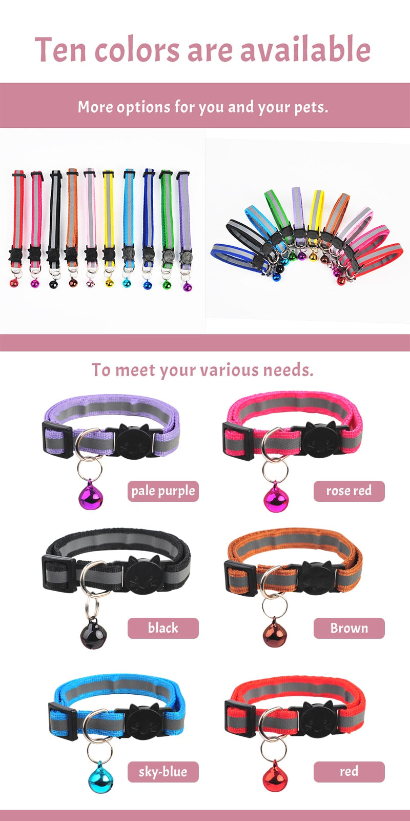 Reflective Light Pet Collar